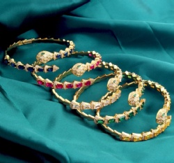 Snake Bracelet Ring Set High quality detail super complex simple design smooth inlaid with zircon gold silver rose gold